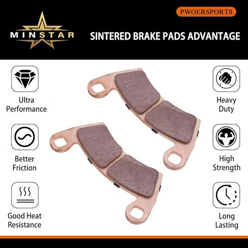 طقم تغيير وسادة الفرامل الملبدة لبولاريس RZR 4 900، RZR S4 1000، Ranger XP 1000، Ranger Crew 1000 XP، General 1000، General 4 1000، General XP 1000/ XP 4 1000 in Kuwait