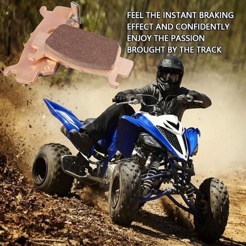 وسادات الفرامل الملبدة لهوندا بايونير 1000 1000-5 2016-2022، هوندا تالون 1000R 1000X 1000X-4 2019-2022، يستبدل 06451-HL4-A01 06431-HL4-A01 الأمامي والخلفي in Kuwait