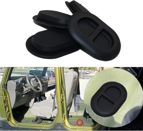 المقابس الأرضية لسيارة جيب رانجلر JK JKU JL JLU Gladiator JT Unlimited 2007-2021، سدادات مطاطية متينة يمكن أن تمنع بشكل فعال الأوساخ المائية 68194821AA قابس بديل للسيارات in Kuwait