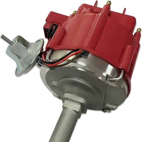DEMOTOR PERFORMANCE HEI Distributor 65K Coil JM6511R for AMC Jeep 6 Cylinder 232 258 4.0L 4.2L Red Cap in Saudi Arabia