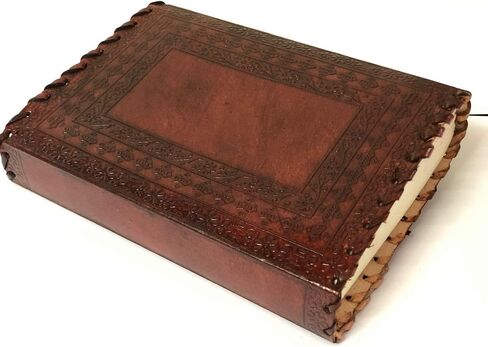 Leather Handmade Bound Journal Blank Book Travel Planner Sketchbook Antique Design Peotry book With Antique Lock And Key for Men & Women Daily Notebook in Saudi Arabia