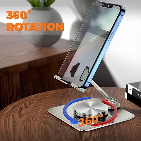 حامل هاتف قابل للطي للمكتب، حامل سطح المكتب قابل للتعديل بالكامل متوافق مع iPhone 14 13 12 11 Pro Max Xr، Nintendo Switch، الأجهزة اللوحية، جميع الهواتف (وردي) in Saudi Arabia
