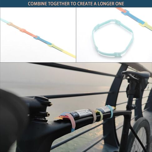 100 قطعة من ربطات الكابلات القابلة لإعادة الاستخدام مقاس 6 بوصات لإدارة الكابلات، منظم سلك للمنزل والمكتب والاستخدام الخارجي، خطاف تثبيت قابل للتعديل وربطات عنق بسحاب، ربطات سلكية متعددة الأغراض، 5 ألوان باستيل ناعمة من موراندي in Kuwait