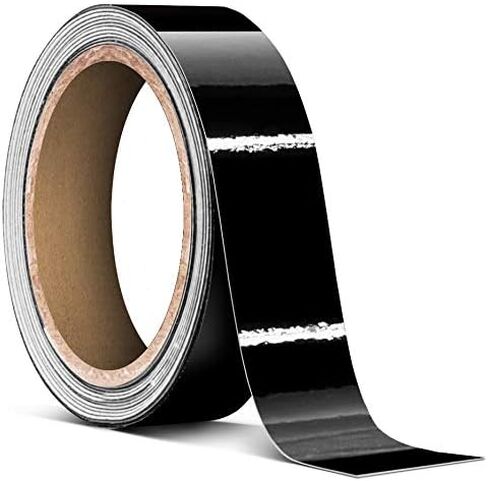 VViViD 3M Black Gloss Vinyl Detailing Wrap Pinstriping Tape Roll (1" x 20ft roll) in Saudi Arabia