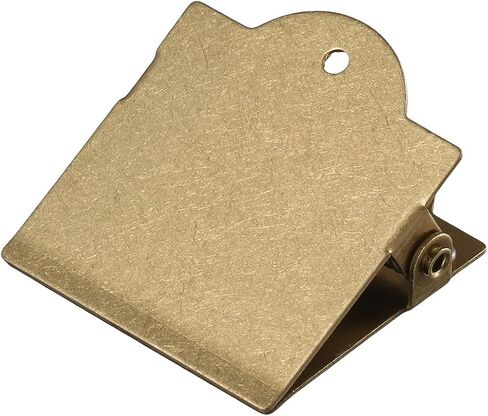 Brass Binder Clip, Bill Binder Clip, Decorative Binder Clips, Travelers Notebook Clip, for Office Planner Journey in Saudi Arabia