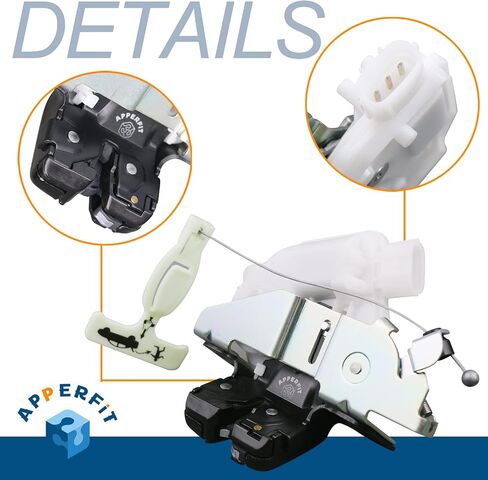 APPERFiT 68084367AD Decklid Trunk Latch Lock Actuator Compatible with Fiat 500 2012 2013 2014 2015 2016 2017 2018 2019 in Saudi Arabia