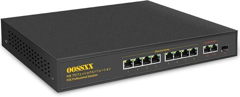 {Gigabit كامل} محول OOSSXX 8 منافذ Gigabit PoE، مع 2 منفذ SFP، محولات شبكة POE غير مُدارة بقدرة 150 وات 1000 ميجا بت في الثانية، طاقة مدمجة، معدن قوي بدون مروحة، تحسين حركة المرور، التوصيل والتشغيل in Saudi Arabia