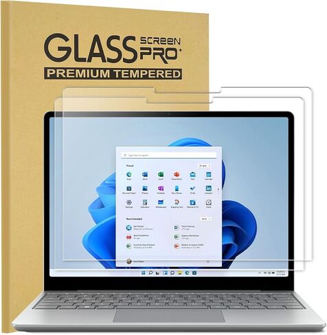 KEANBOLL (2-Pack) Tempered Glass Screen Protector Designed for Microsoft Surface Laptop Go 3/Laptop Go 2/Laptop Go 1 (12.4 Inch),Ultra Clear Tempered Glass Film in Saudi Arabia