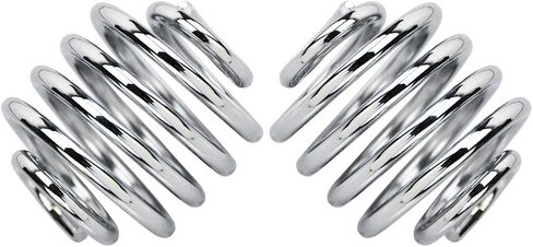 HDBUBALUS Motorcycle Solo Seat Springs Mounting 2 Inch Spring Bracket Hardware Mount Kit Fit for Harley Sportster Softail XL 883 1200 Dyna Fatboy Bobber Chrome 1 Pair in Saudi Arabia
