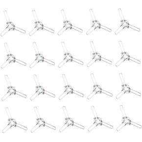 balacoo Metal Lampshade Spring Clip 24pcs Set for Rattan Bamboo Glass Ball Lamps Enhance Visual Appeal
