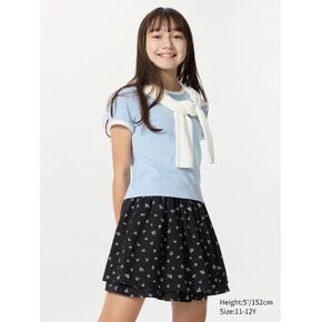uniqlo المطبوعة mini skort