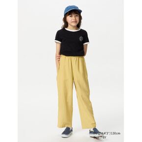 Uniqlo Linen Blend Wide Easy Pants
