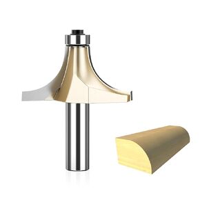 7/8 "RADIUS Roundover Router بت 1/2 بوصة ساق ، حافة تشكيل حبة الدائرة البت تقريبا على بئ
