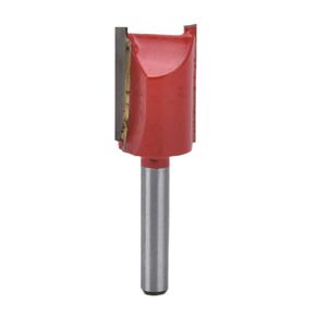 Router Bits 1/4" Shank, Straight Router Bit Alloy Steel 2 Flute Trimming Cutter Straight Router Cutter Bit Woodworking Tool for Trimming Slotting (17mm Dia)