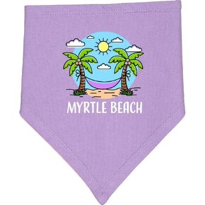 inktastic Summer Vacation in Myrtle Beach Baby Bandana Bib