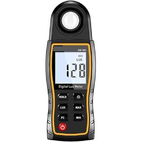 LIAMOS SW582 Light Meter Digital Illuminance Meter Handheld Lux Tester LCD 0-199999 Luxmeter Photometer Grow Plants,Accurate Testing