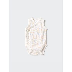 Uniqlo Baby Cotton Mesh Inner Bodysuit | Printed | Open Front