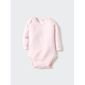 Uniqlo Baby Long Sleeve Bodysuit | Pointelle