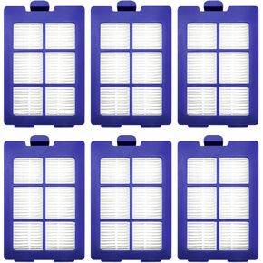 6-Pack Replacement Filters for Eufy RoboVac X8/X8 Hybrid Robot Vacuum - HEPA Washable Filter Accessories with 3-Layer Filtration System