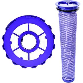 Pre & Post Motor HEPA Filters Compatible Replacement for Dyson DC40 Light/Slim Ball Animal Multi Floor Origin and Total Vacuum Cleaner Part # 923587-02, 922676-01 (1 Pack)