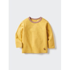 Uniqlo Baby Car Embroidered T-Shirt | Long Sleeve