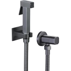 Toilet Bidet Sprayer Set Hand Held Bidet Sprayer for Toilet Hand Shower for Toilet Use Brass Cold Water No Drilling with Hose Bidet Shower Head Attachment