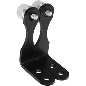 2pcs Telescope Photography Mount Adapter Binocular Tripod Connector for Astrophotography and Microscope Use Stable Shaped Bracket for Enhanced Support