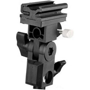 Gadpiparty B Type Flash Bracket for Light Stand DSLR Camera Flash Holder Universal Mount