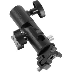 jojofuny Flash Umbrella Bracket for Light Stand DSLR Camera Flash Holder Universal Bracket for Standard Shoe Mount Made for Safety