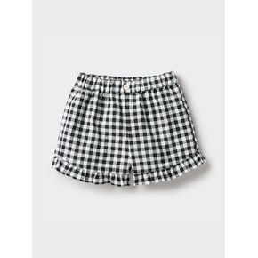 Uniqlo Baby Easy Shorts | Frilled Hem | Gingham