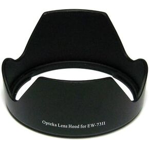 Opteka EW-73II Lens Hood لـ Canon EOS EF مقابل 24-85 مم f/3.5-4.5 عدسة تكبير USM