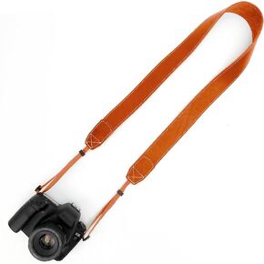 Classic Leather Camera Strap, Shoulder Strap, Genuine Leather Neck Strap for DSLR/SLR