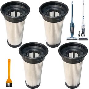 4 Pack HEPA Filter Compatible with Vacmaster Stick Vacuum Cleaner Model VSD1801 & VSD1001