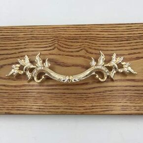 1PC 76mm Cabinet Closet Handles Knob Euro-Style Art Home Decor Wardrobe Kitchen Cabinet Drawer Handles Pulls - (Color: Gold)