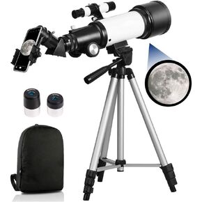 Telescope for Kids Adults Astronomy Beginners,Astronomical RefractorTelescope with Tripod and Phone Adapter to Observe M