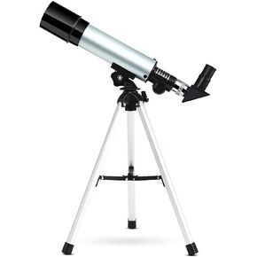 Telescopes for Astronomy Portable Refractor Telescope for Beginners with Adjustable Tripod for Hiking Camping Sightseein