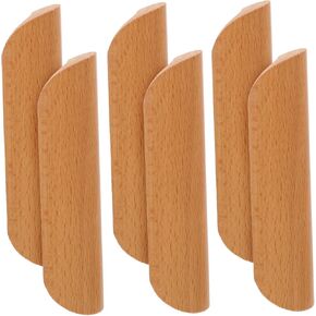 ARTIBETTER 6pc Semicircle Dresser Handles Vintage Black for Kitchen Living Room Furniture Decor