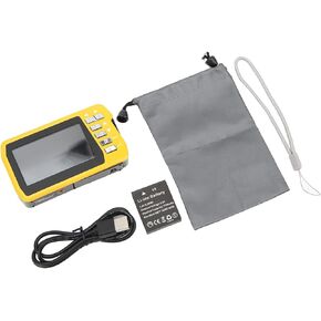 Waterproof Digital Camera 56MP 4K Video Camera 18X Zoom Dual Screen for Outdoor Adventures