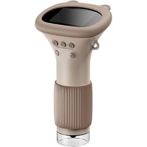 2in IPS Screen Kids Microscope, 100X-1000X Digital Portable Pocket Microscope with 8 Adjustable LED Lights, Manual Focusing, 1080P HD Mini Handheld Photo Video Microscope Camera