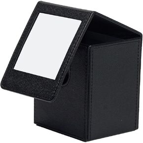 Square Photo Storage Box with Magnetic Closure Magnetic Photo Frame and Waterproof PVC Storage Case