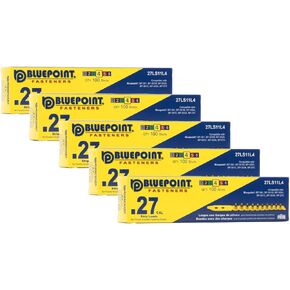 BLUEPOINT .27 Caliber Yellow Strip Powder Loads for Power Actuated Fastening System (500 Count). Item# 27LS11L4. Ideal for Reliable Fastening Applications. 5-Pack Save $10