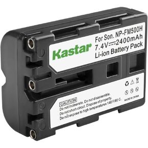 Kastar NP-FM500H Battery for Sony Alpha SLT A58 A57 A65 A77 A99 A77V A77II DSLR-A100 A200 A350 A450 A500 A550 A700 A850 A900 Alpha a99 II CLM-V55 DSLR a100 a200 a560 a580 a58 a77II a99 Camera