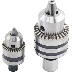 1PCS Precision Drill Chuck B12 B16 Wear-resistant Drill Chuck With Connecting Rod For Polishing, Grinding, Cutting Table Grinding(B12 drill chuck 6mm)