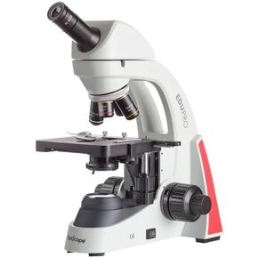 AmScope EDU550 Series EduPro Monocular Compound Microscope w/ 1000x Magnification, LED Illuminator, & 2-Layer Mechanical Stage