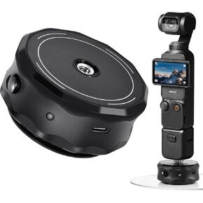 STARTRC PHOTO Pocket 3 Suction Cup, 2-in-1 Electric Vacuum Magnetic Suction Cup Portable Stand for DJI Osmo Pocket 3/Action Camera/Phone Mount as Car/Window Mount, with 1/4 Screw