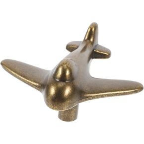 Vintage Aircraft Shaped Handle for Boys and and Drawer Decorative Metal Pull Knob for Cabinets Dressers and Furniture Easy Installation Design