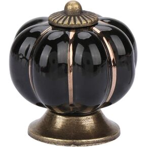 Ceramic Pumpkin European Style Handle Pull Cabinet Drawer Furniture for Kids Room Decor (Beige)