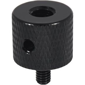 Aluminum 1/4-20 to M4-0.7 Adapter Screw Head Tripod Conversion Screws Photography Accessories with Reinforced Side Holes (1/4 Female to M4 Male)