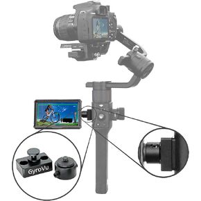 Gyrovu Ultra Light HI-RES 4K 5 "HDMI Monitor مع MOUNT MOUNT لـ DJI RONIN-S