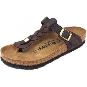 Birkenstock Women's Gizeh Braid Habana Oiled Leather 37 R